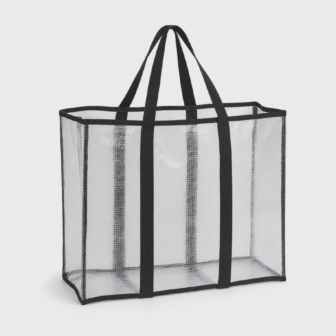 Clear PP woven grocery bag product view