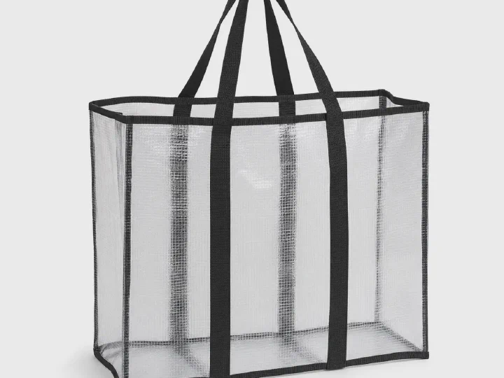 Clear Woven Grocery Bags