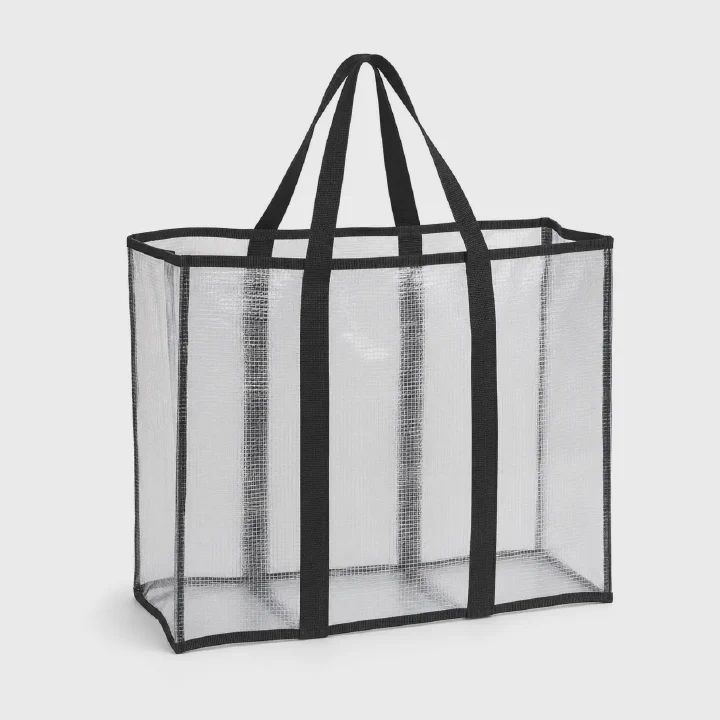 Clear PP woven grocery bag product view