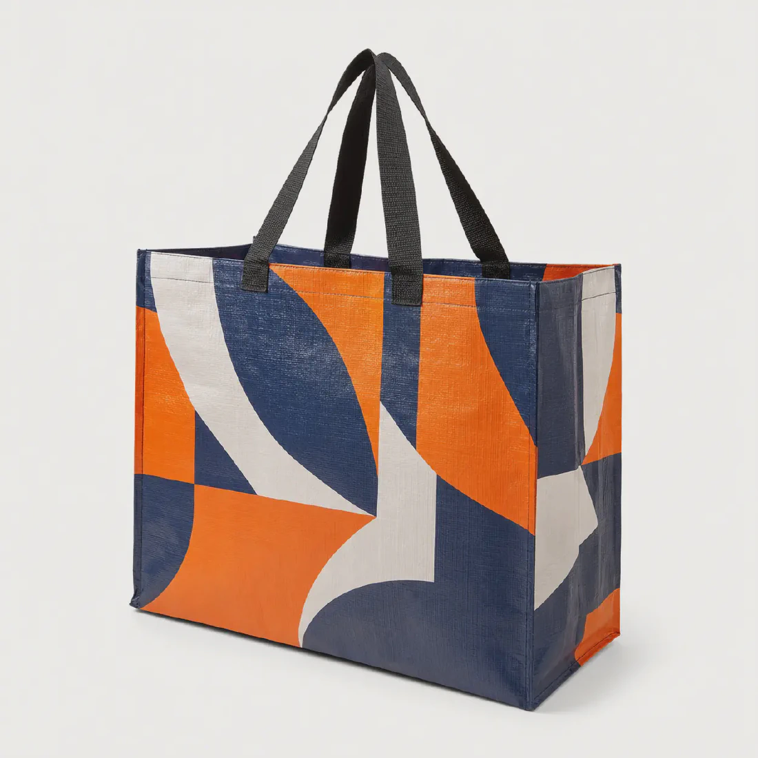Custom printed woven supermarket bag product view