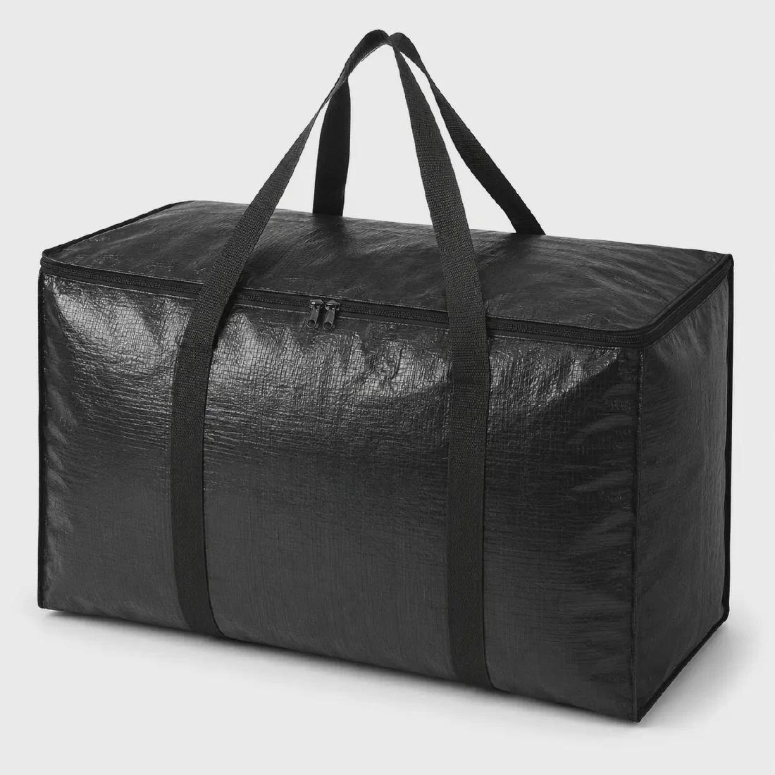 Zippered PP woven clothes storage bag product view